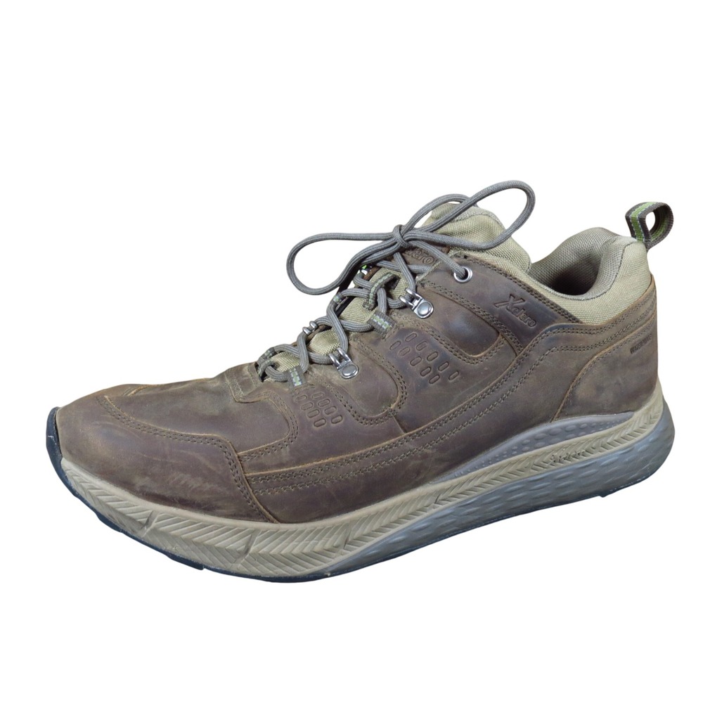 Xelero Steadfast Hiker Mens Hiking Shoe Size 14 XW Waterproof Brown Leather